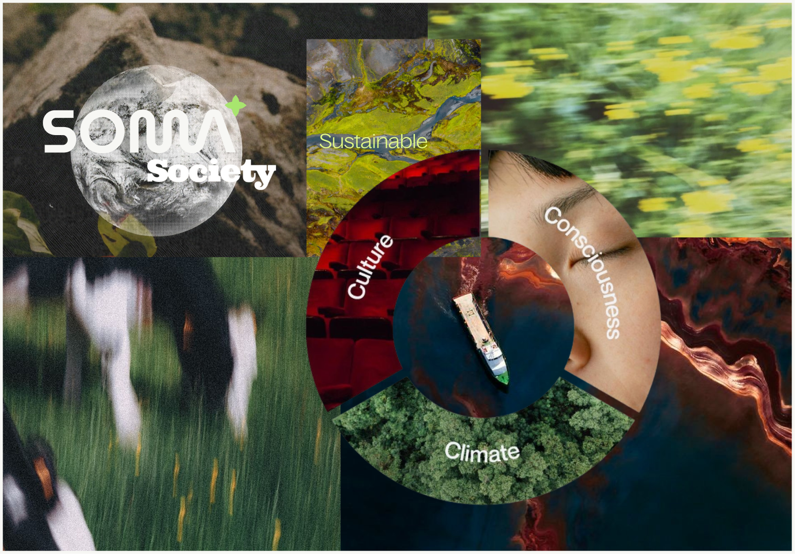 SOMA Society moodboard &mdash; reference example